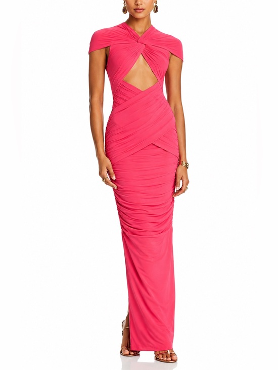 Ronny Kobo Collection Dresses & Skirts - Ronny Kobo Nasha Cutout Maxi Dress Bubble Gum Pink NWT Size S